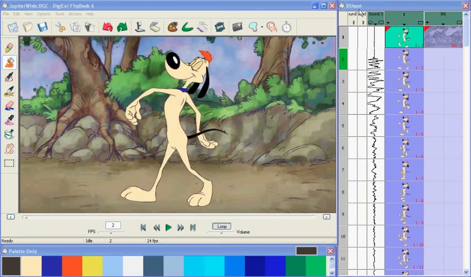 6 FlipBook interface